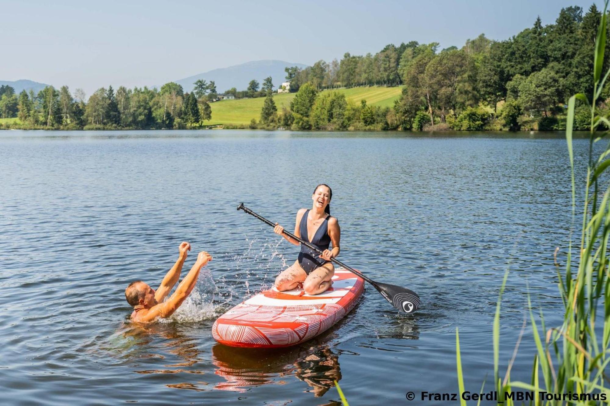 Ferienparadies Hecher Maltschachersee Feldkirchen in Kärnten Buitenkant foto